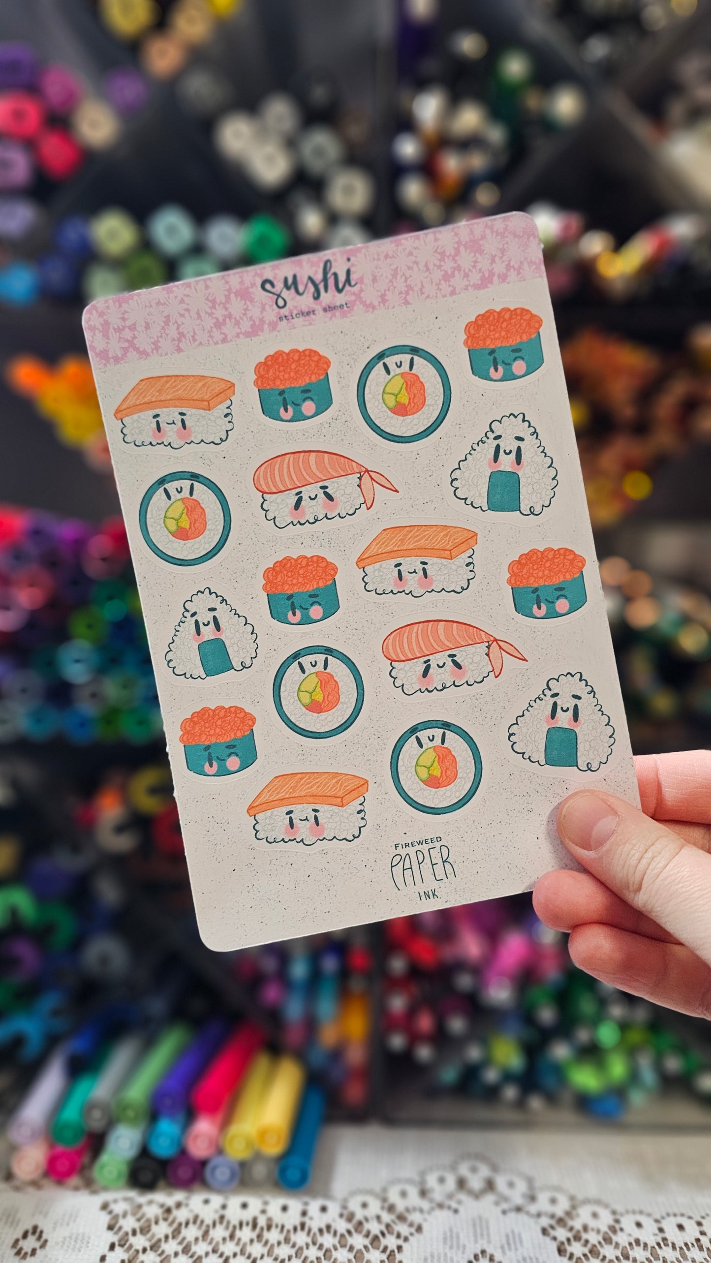 Sushi Sticker Sheet