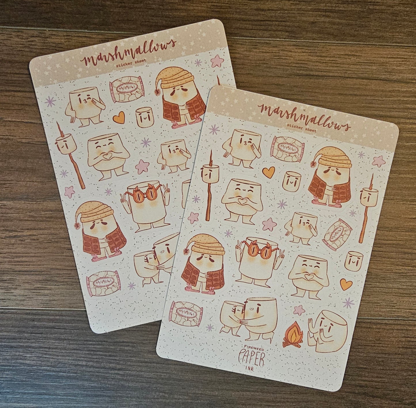 Marshmallow Sticker Sheet