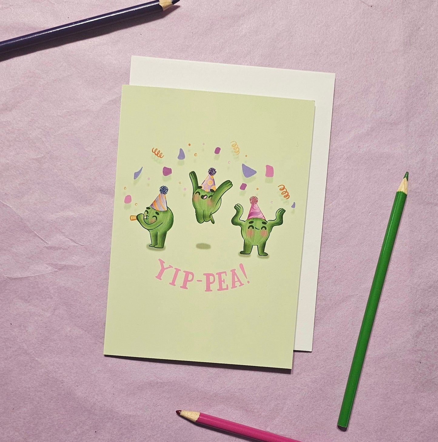 Yip-pea Greeting Card