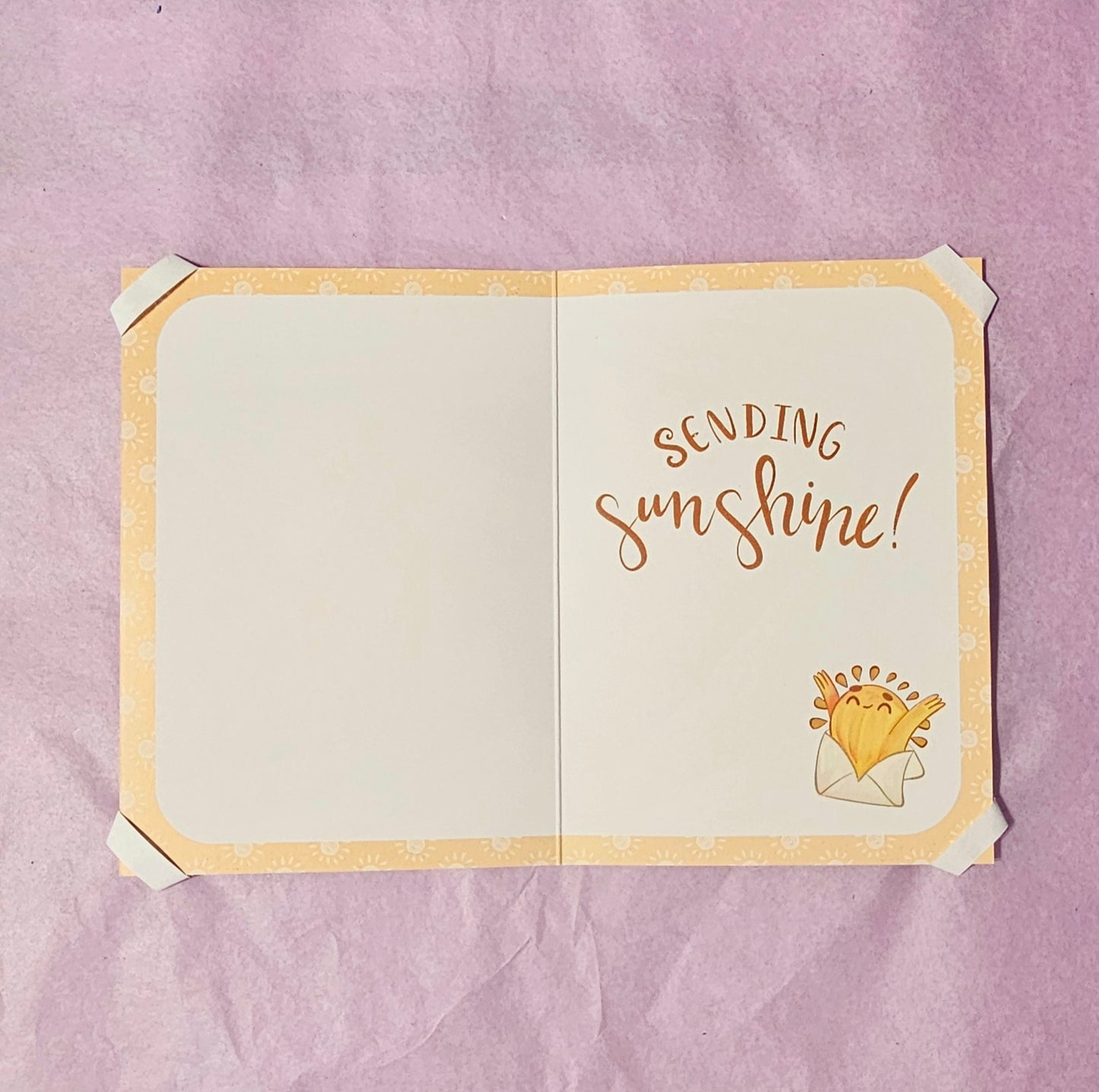 Sending Sunshine Greeting Card