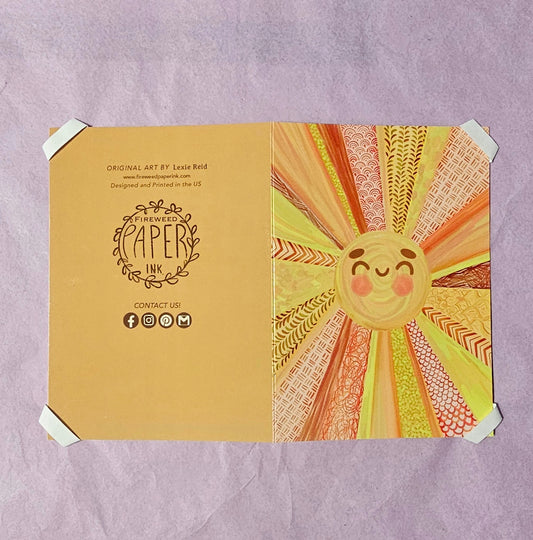 Sending Sunshine Greeting Card