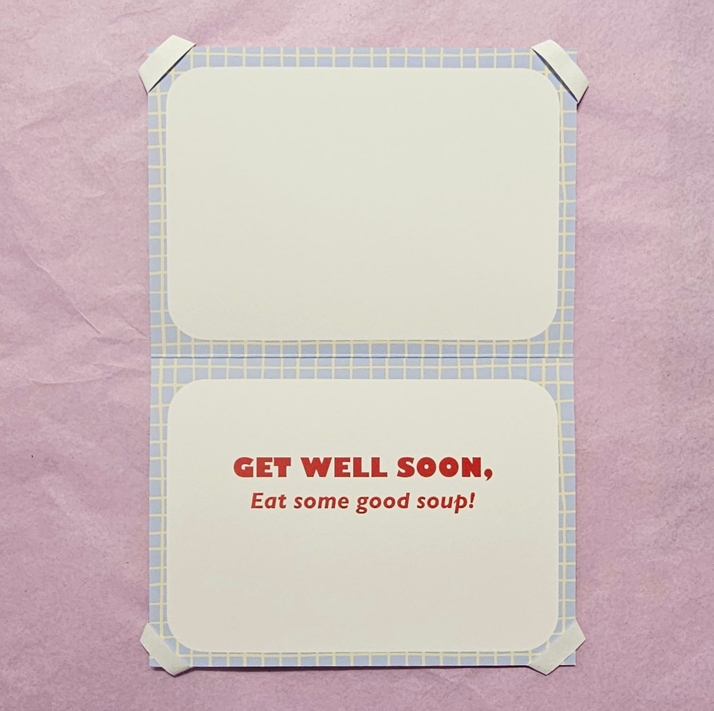 Get Well Soon Soup Greeting Card