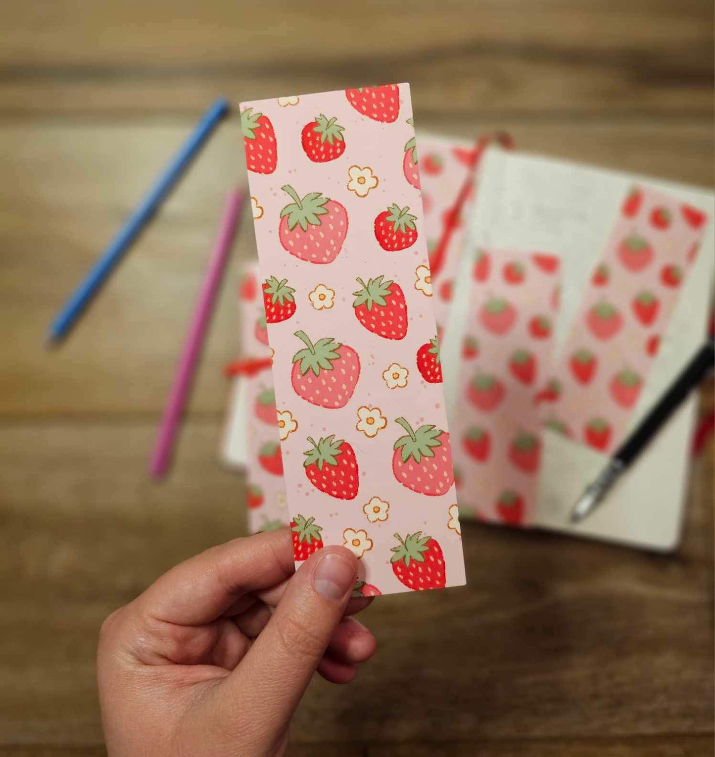 Strawberry Bookmark