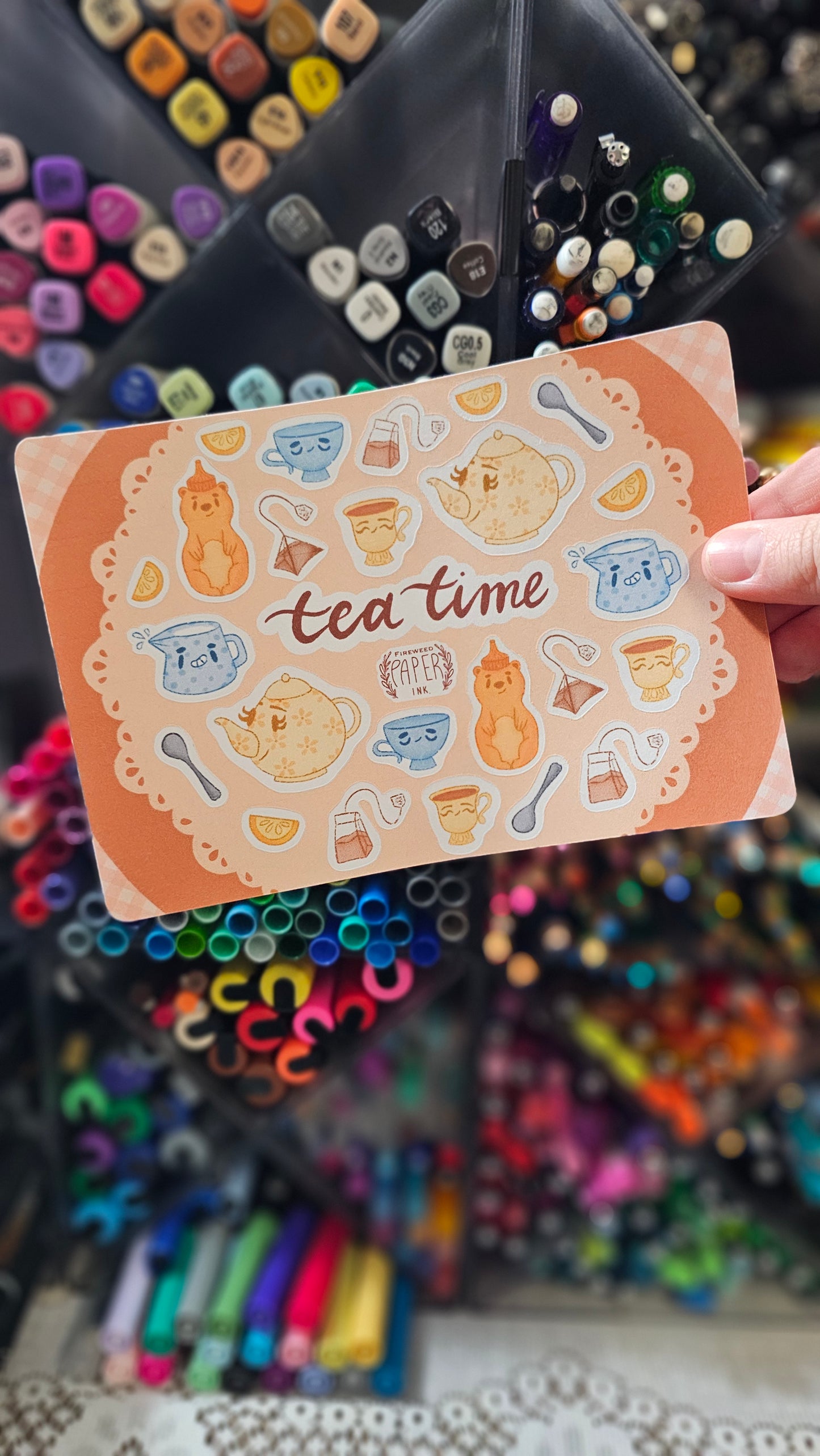 Tea Time Sticker Sheet