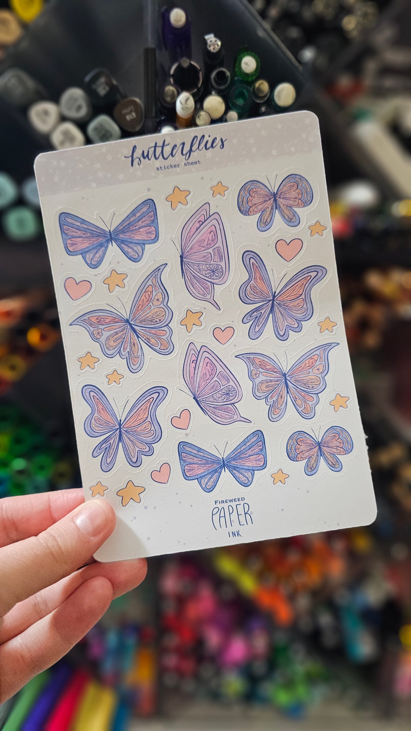 Butterfly Sticker Sheet