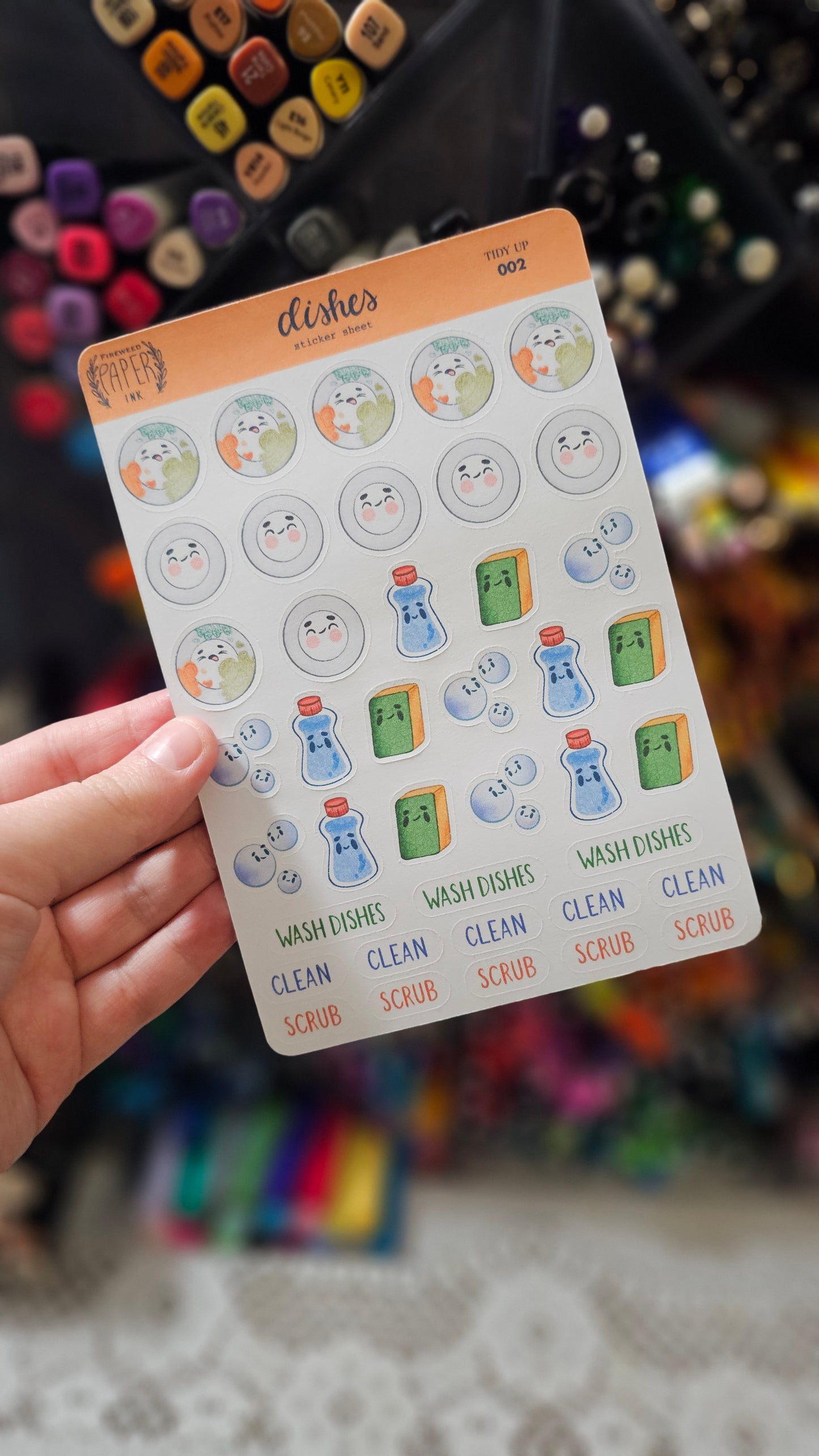 Dishes Sticker Sheet