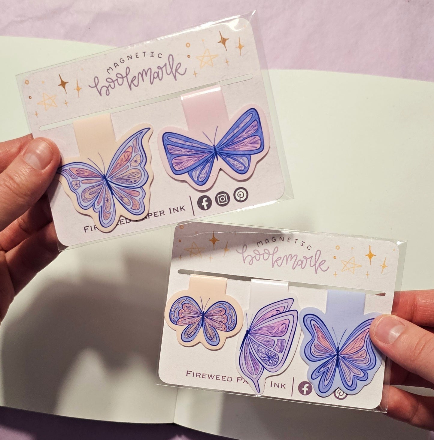 Butterfly Magnetic Bookmarks