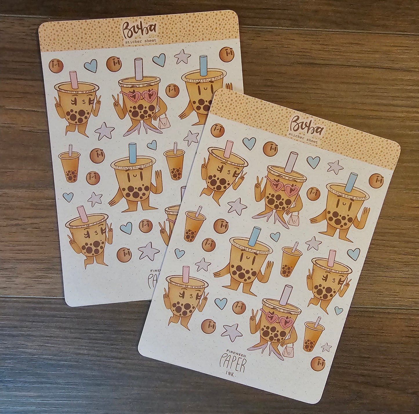 Boba Sticker Sheet