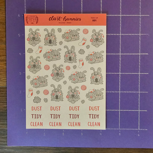 Dust Bunny Sticker Sheet