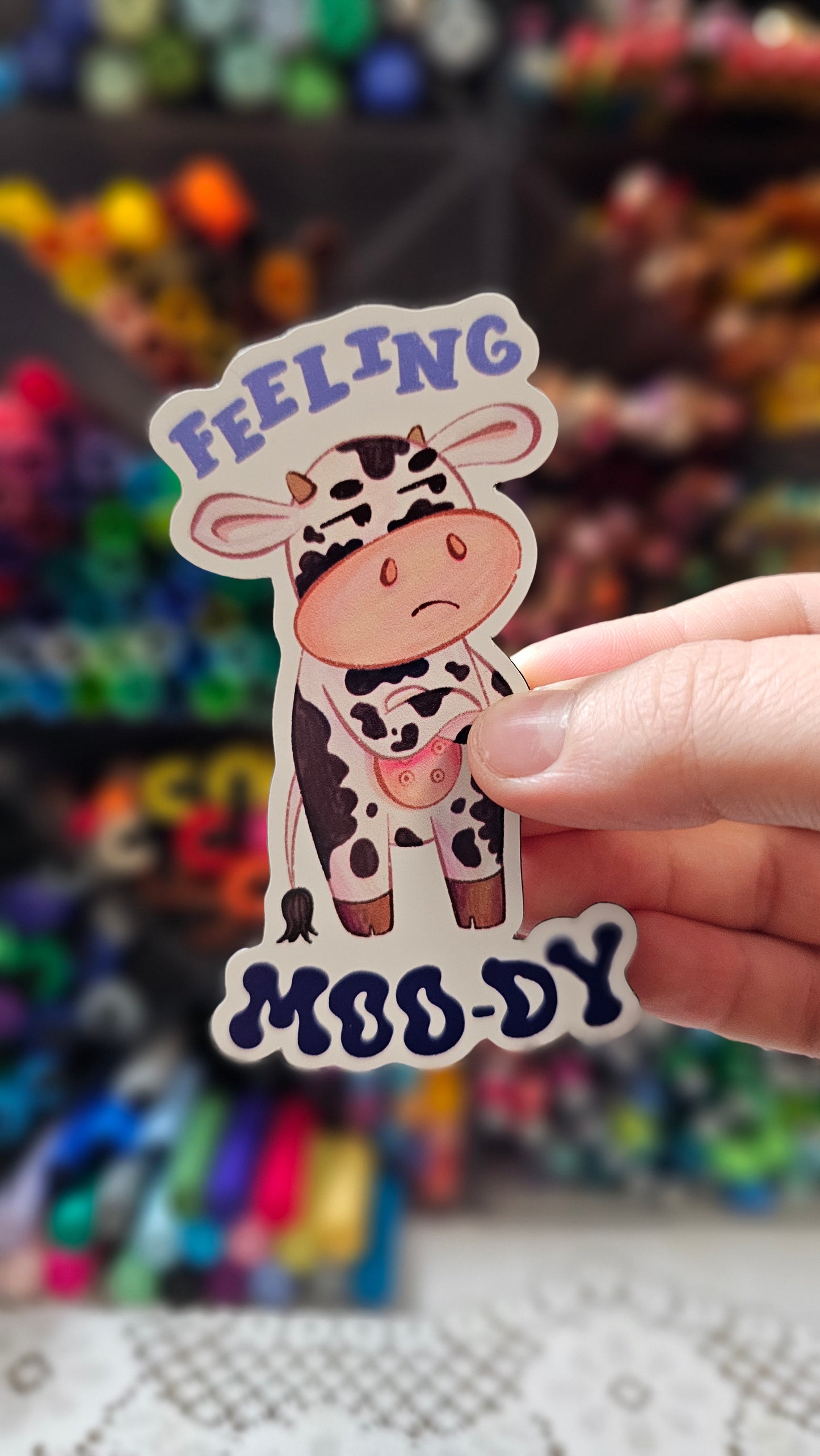 Feeling Moo-dy Magnet