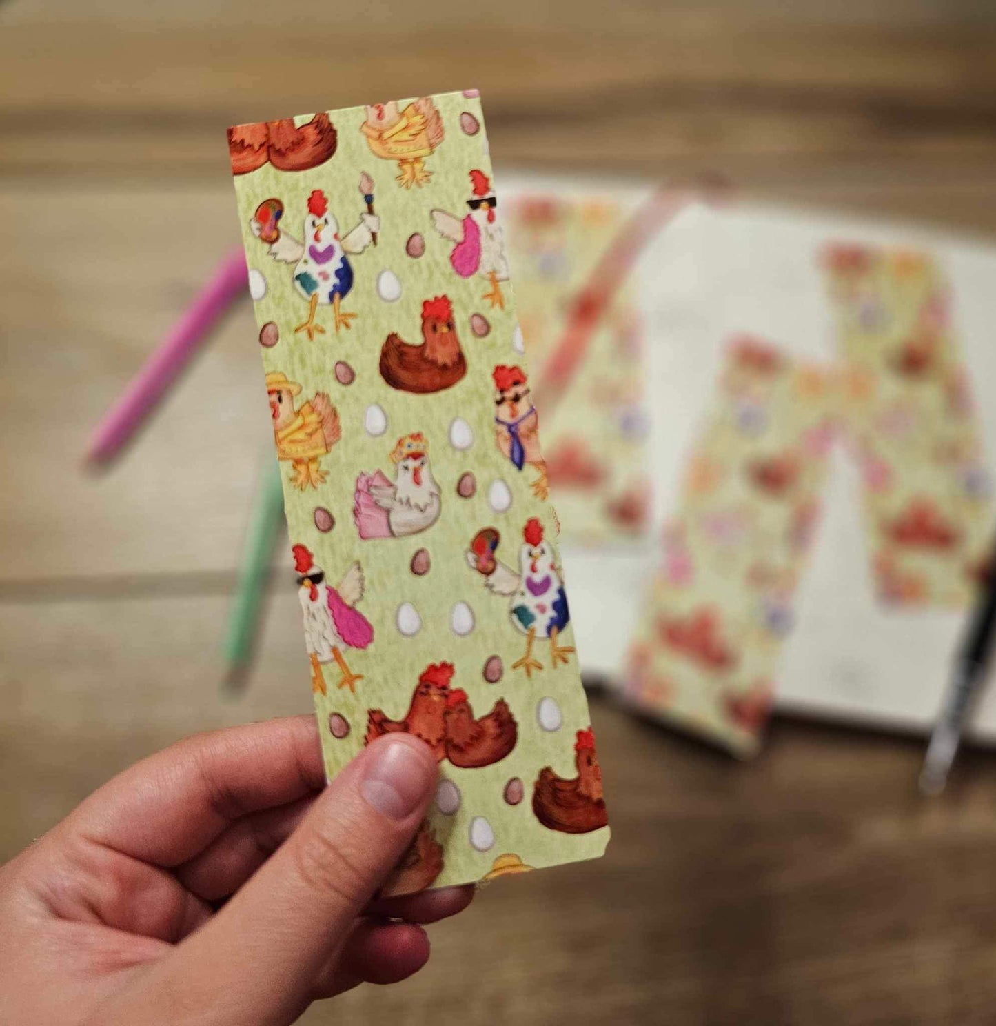 Silly Chicken Bookmark