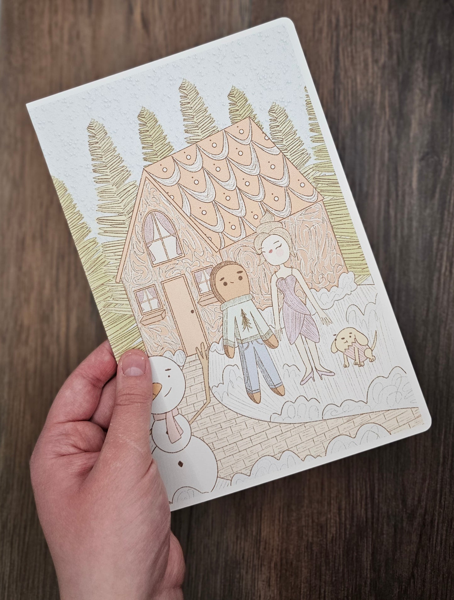 Christmas Couple Greeting Cards | Pack of 5