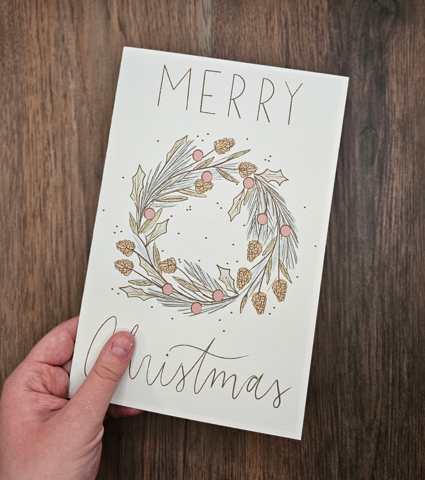 Wreath Greeting Cards | Pack of 5