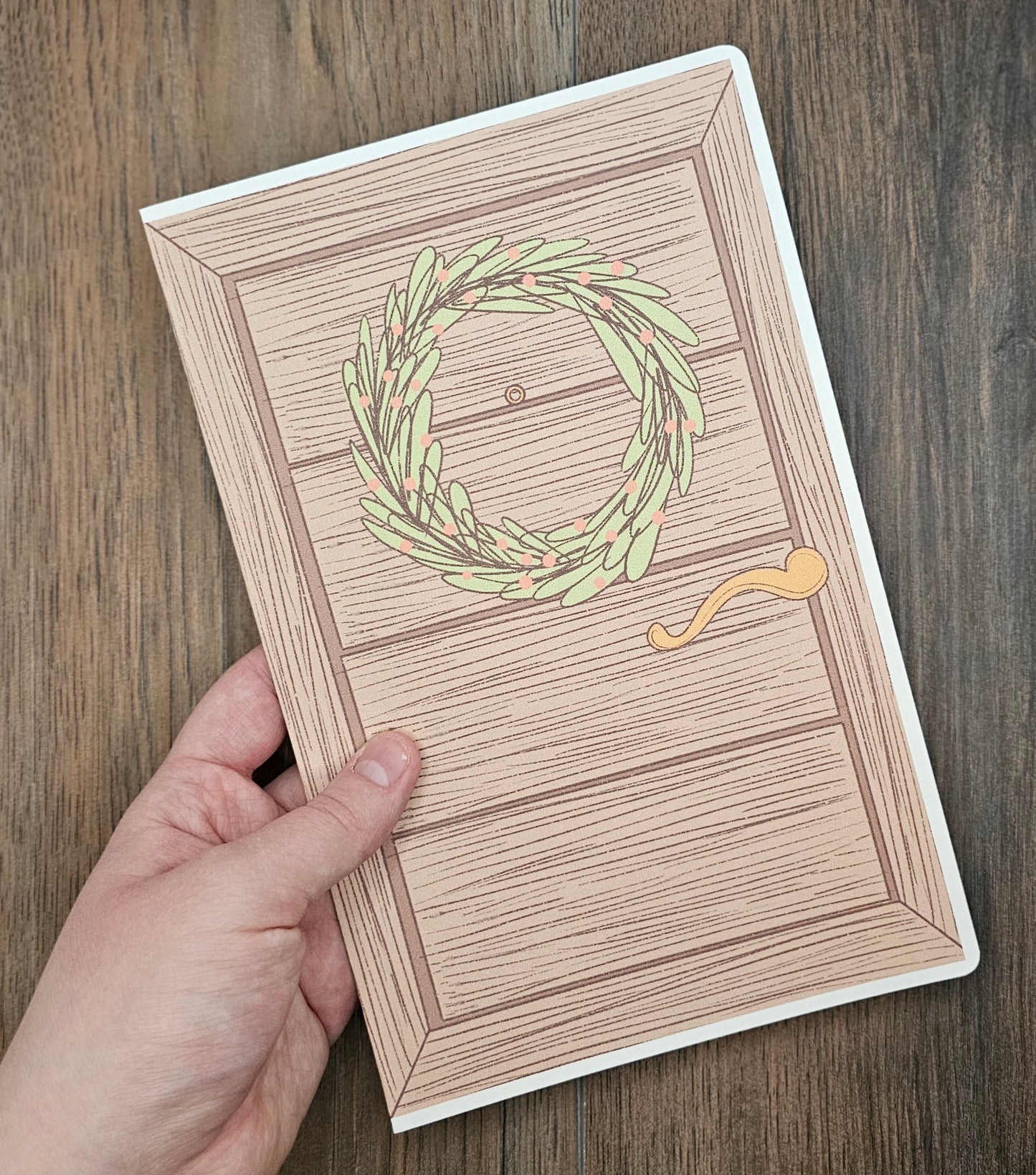 Christmas Door Greeting Cards | Pack of 5
