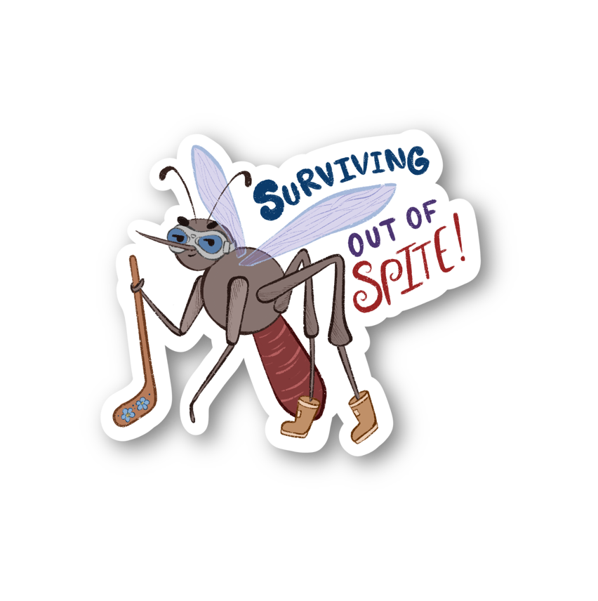 Surviving Out of Spite Vinyl Sticker