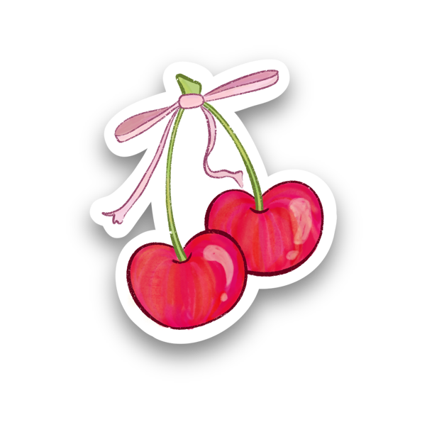 Cherry Vinyl Sticker
