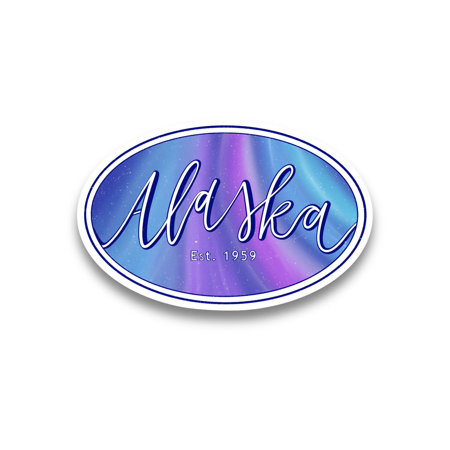 Aurora Borealis Alaska Vinyl Sticker