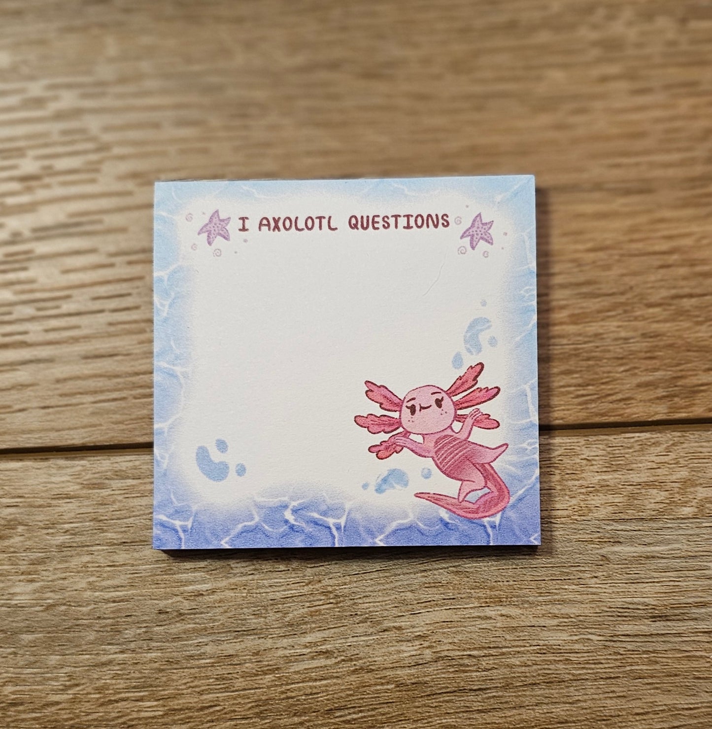 I Axolotl Questions Sticky Notes