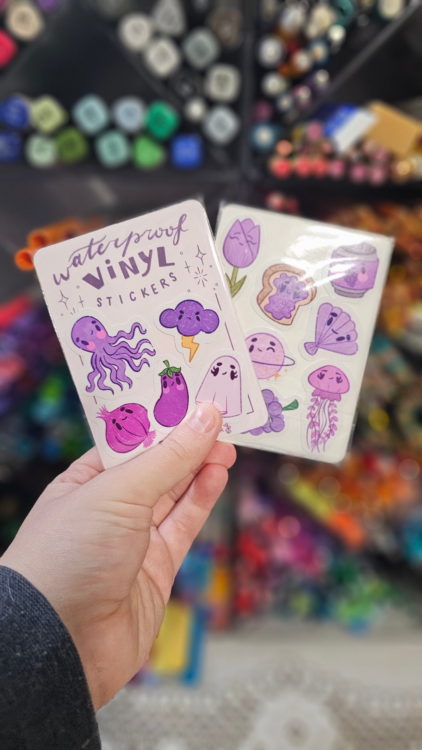 Mini Sticker Pack ~ Purple Designs