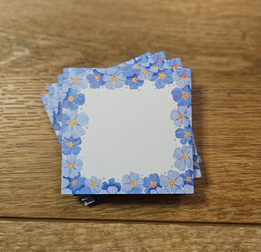 Forget-me-not Sticky Notes