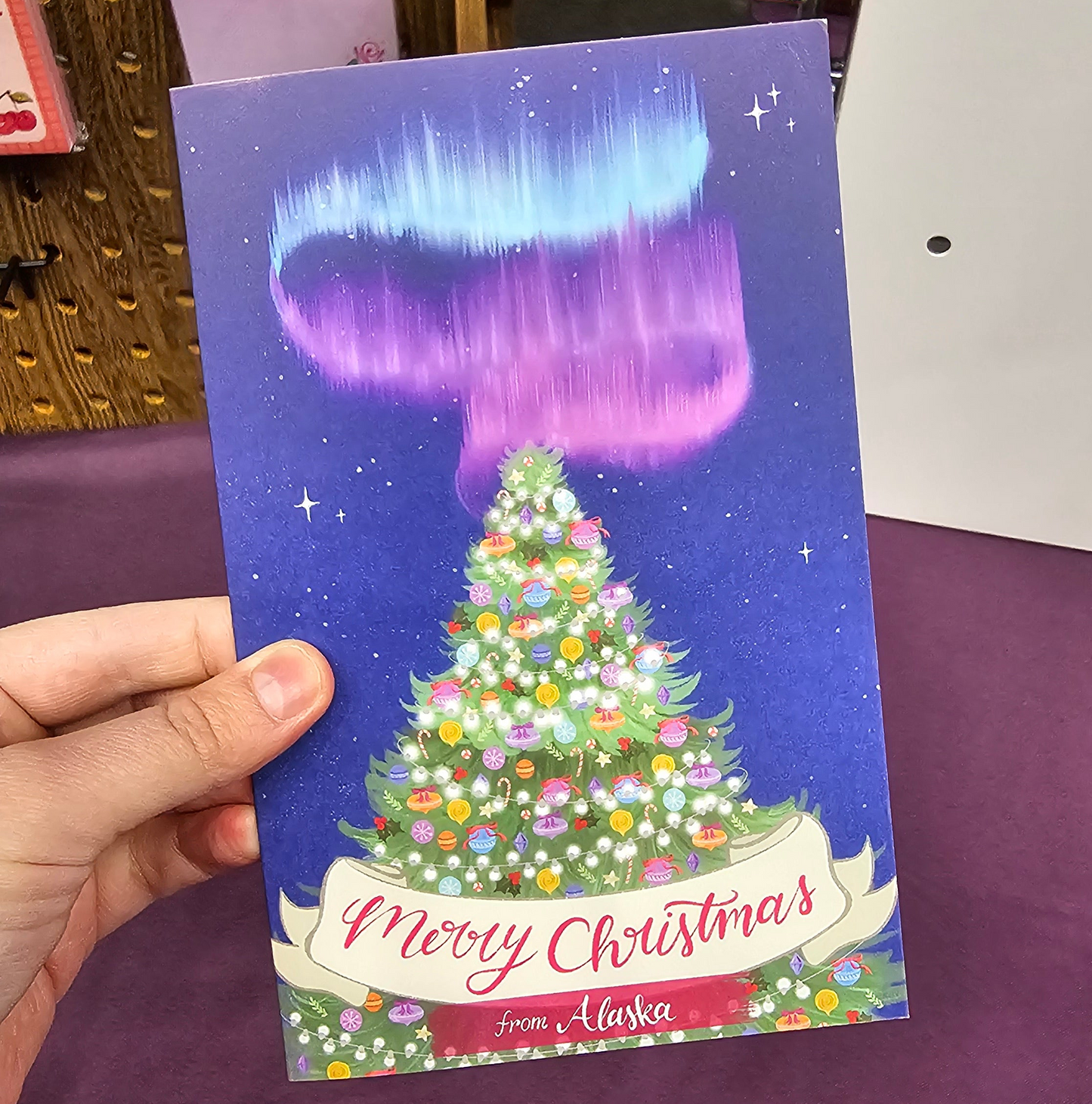 Alaskan Christmas Greeting Card