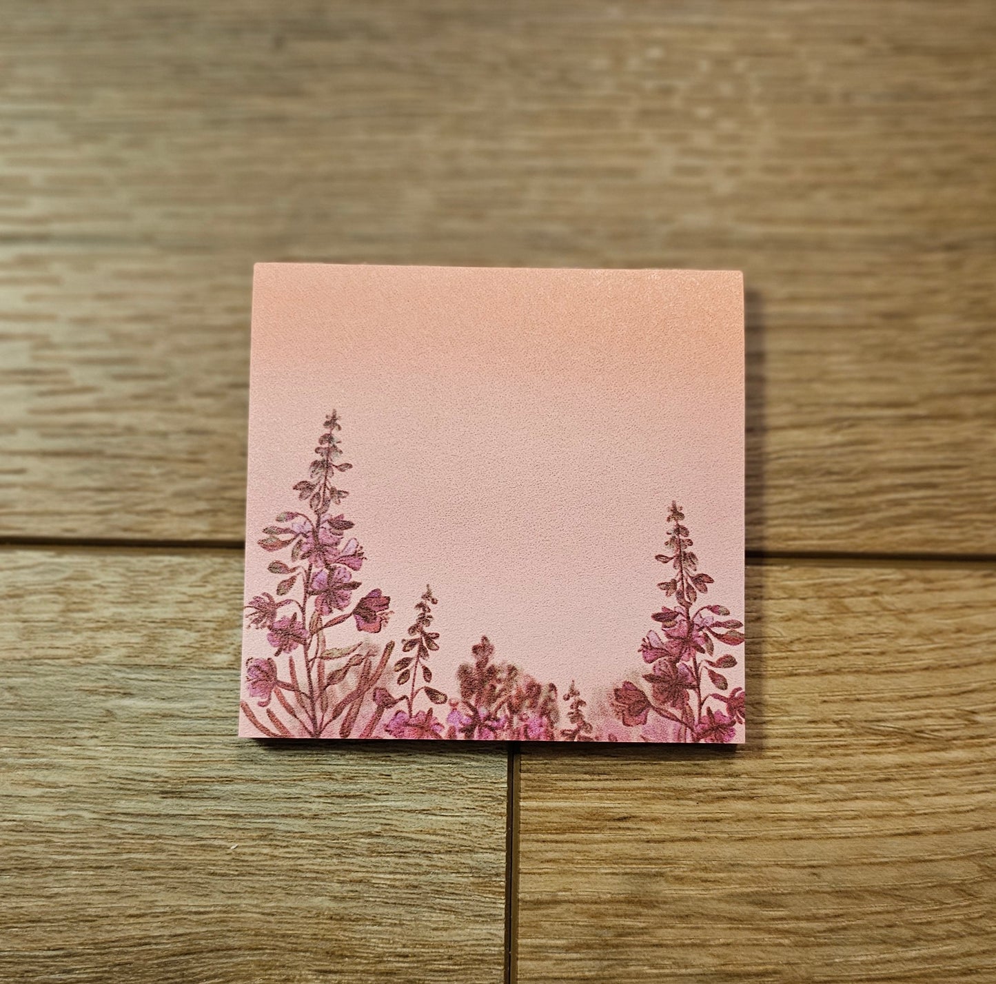 Watercolor Fireweed Sticky Notes