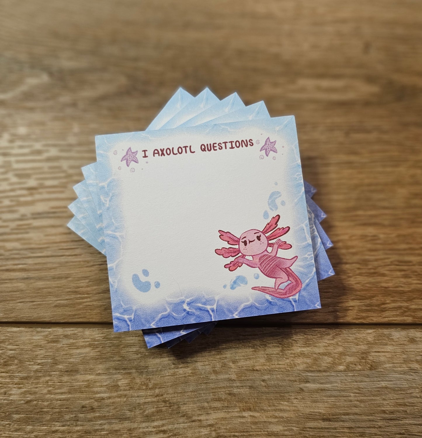 I Axolotl Questions Sticky Notes