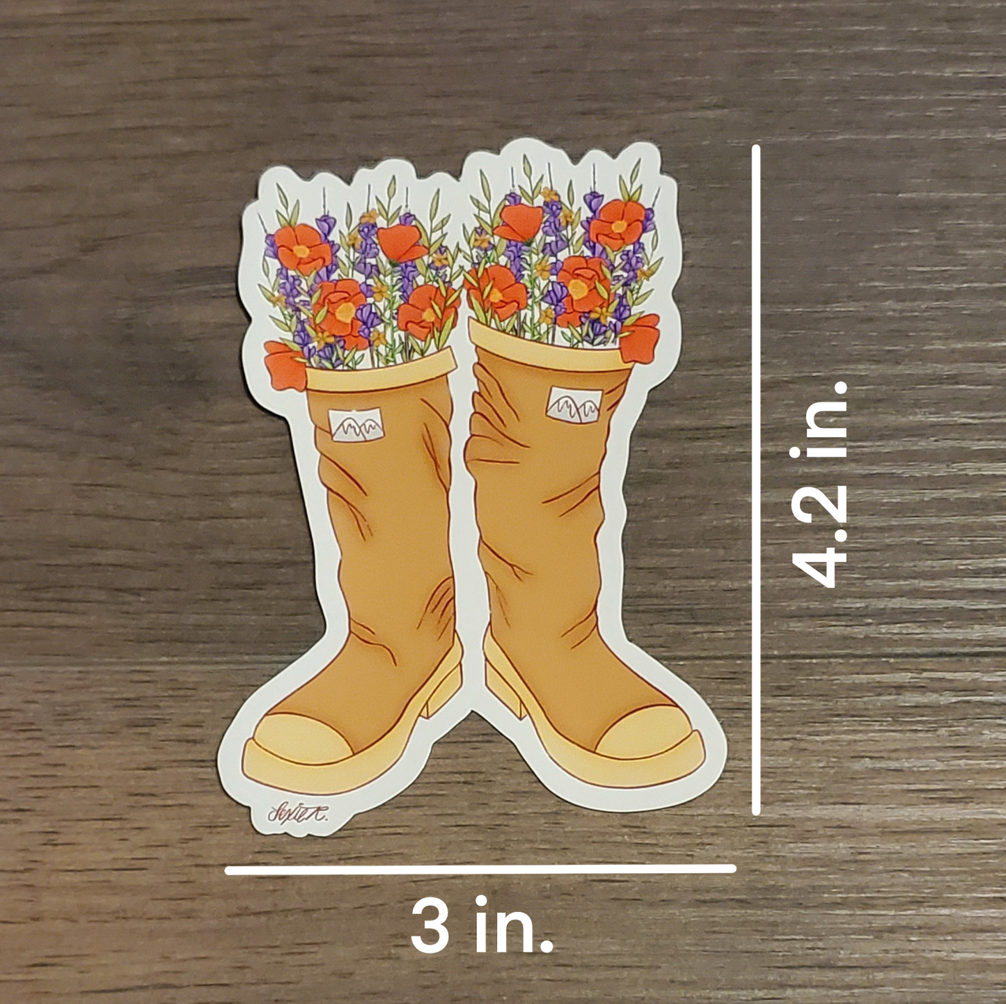 X-tra Tuffs with Flowers Magnet