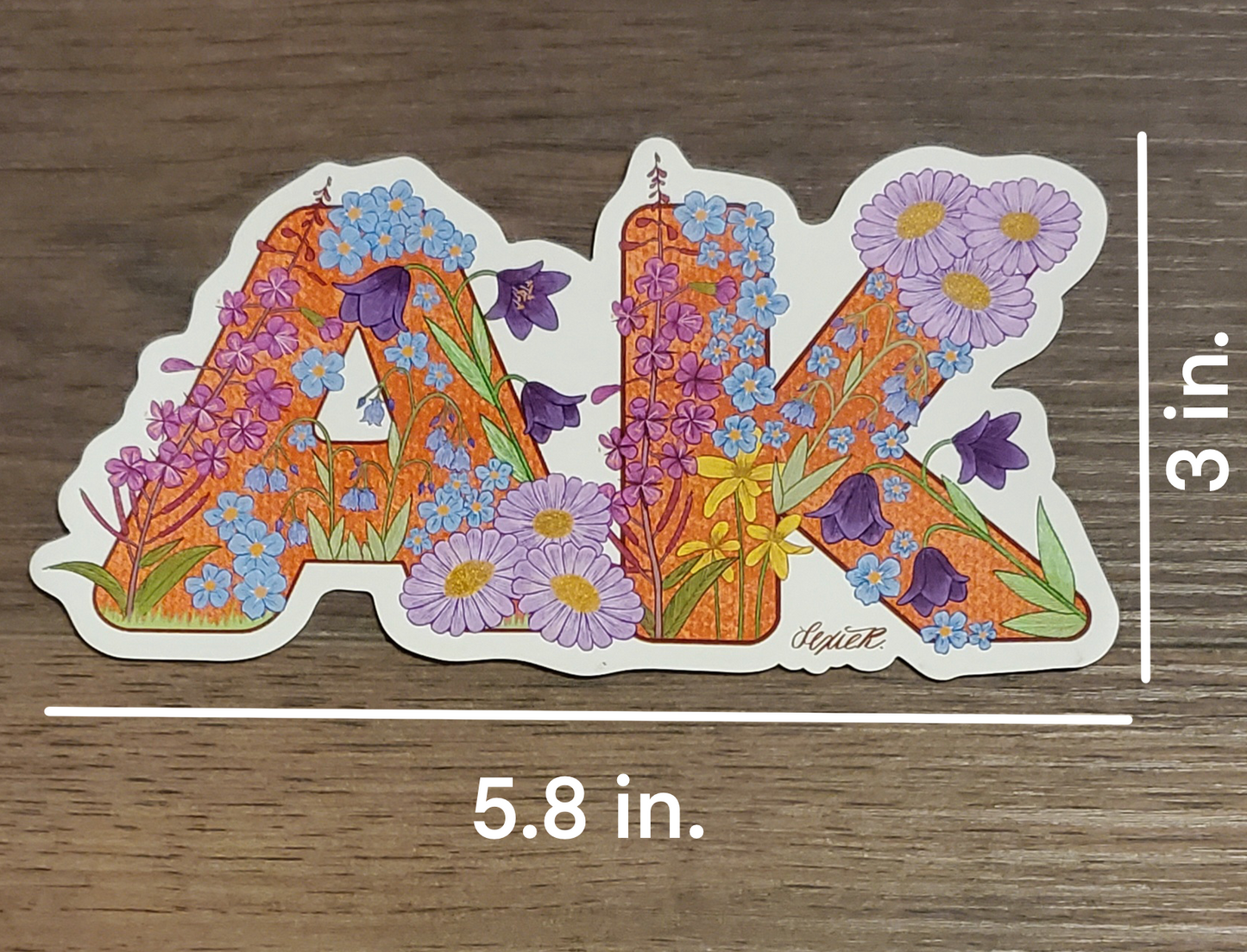 AK Flowers Magnet