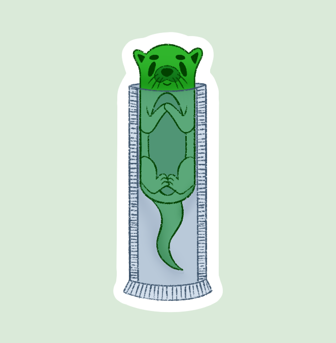 Otterpops Vinyl Sticker