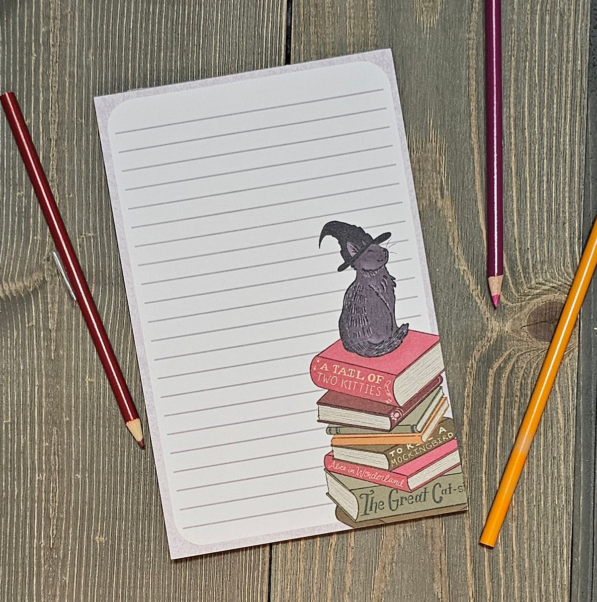 Spooky Cat Notepad