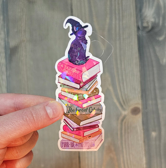 Spooky Cat Vinyl Sticker