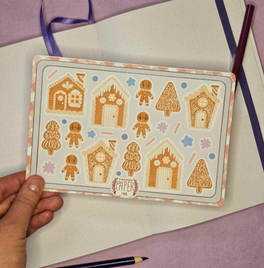 Gingerbread Sticker Sheet