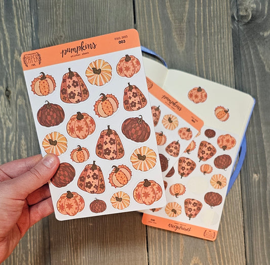 Pumpkin Sticker Sheet