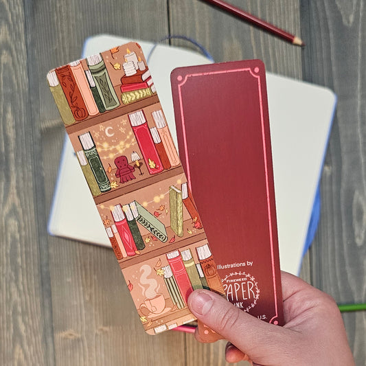 Cozy Bookshelf Bookmark