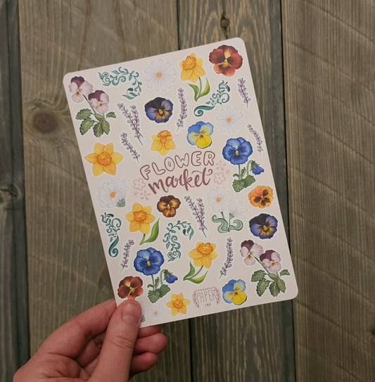 Flower Market Sticker Sheet