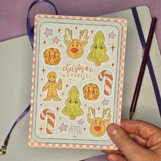 Christmas Cookie Sticker Sheet