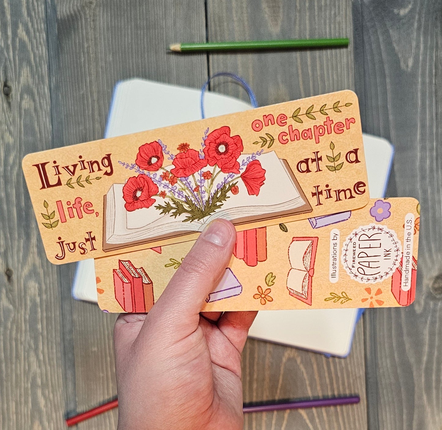 Vintage Book Bookmark