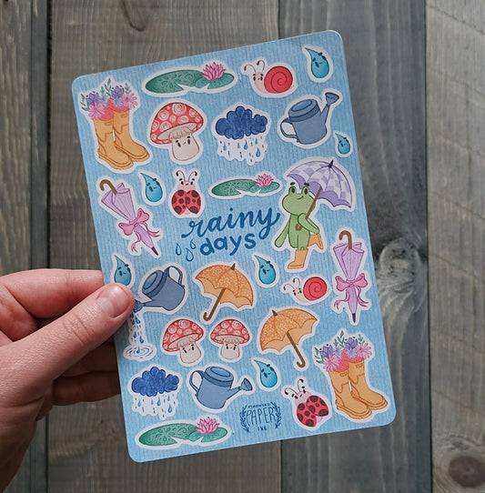 Rainy Day Sticker Sheet