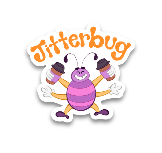 Jitterbug Vinyl Sticker