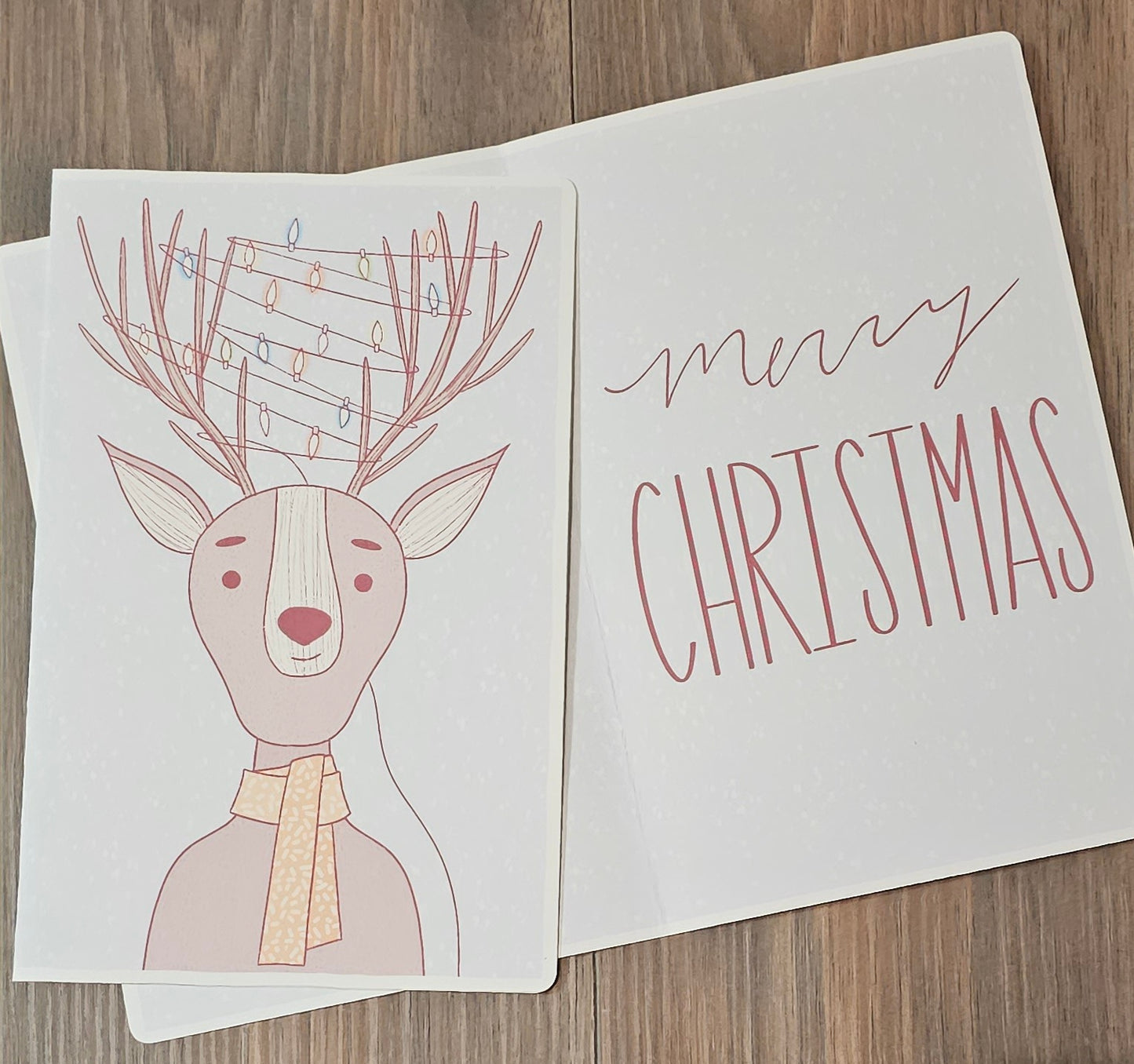 Reindeer Greeting Cards | Pack of 5