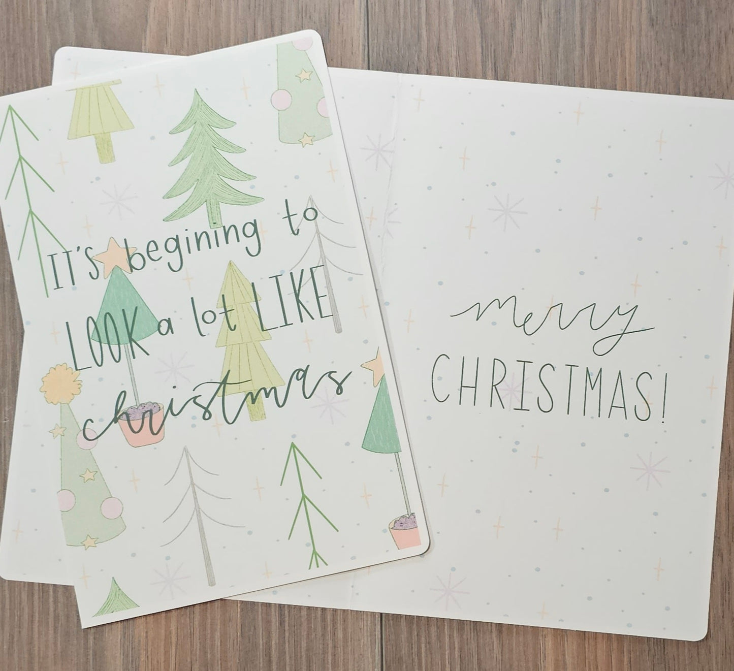 It’s Beginning to Look a Lot Like Christmas Greeting Cards | Pack of 5