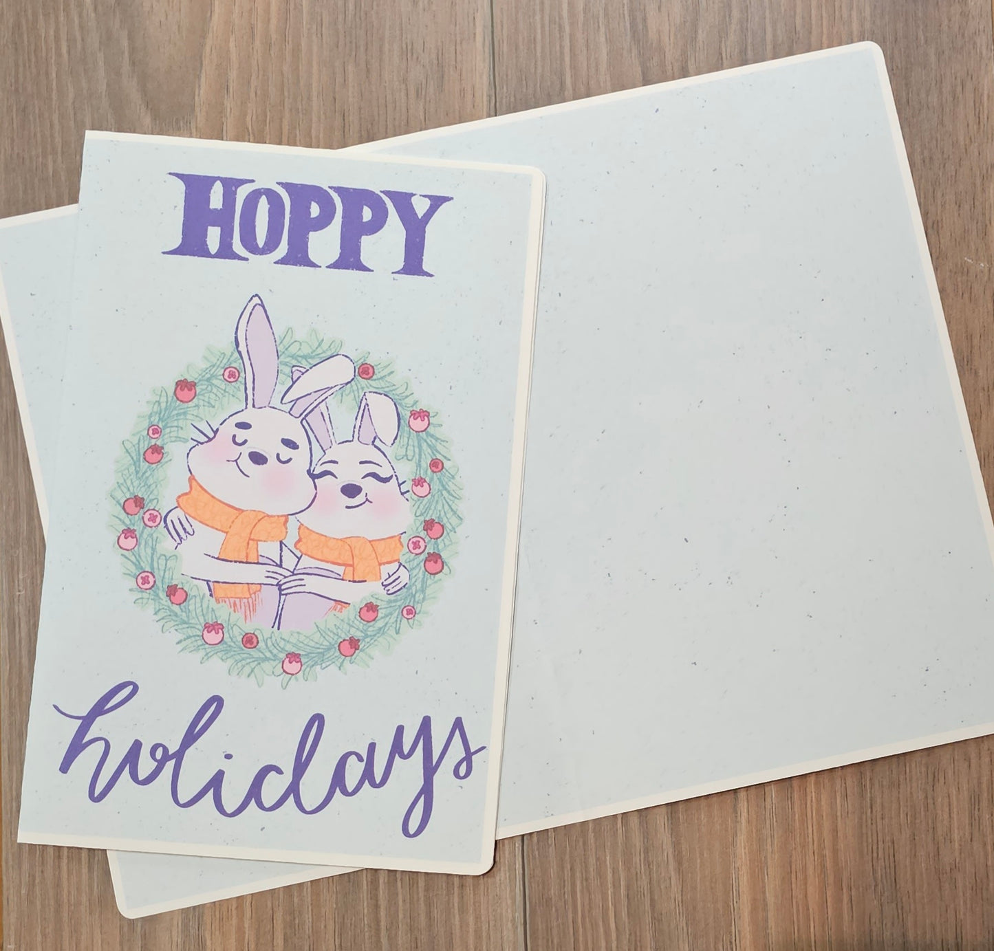 Hoppy Holidays Greeting Cards | Pack of 5
