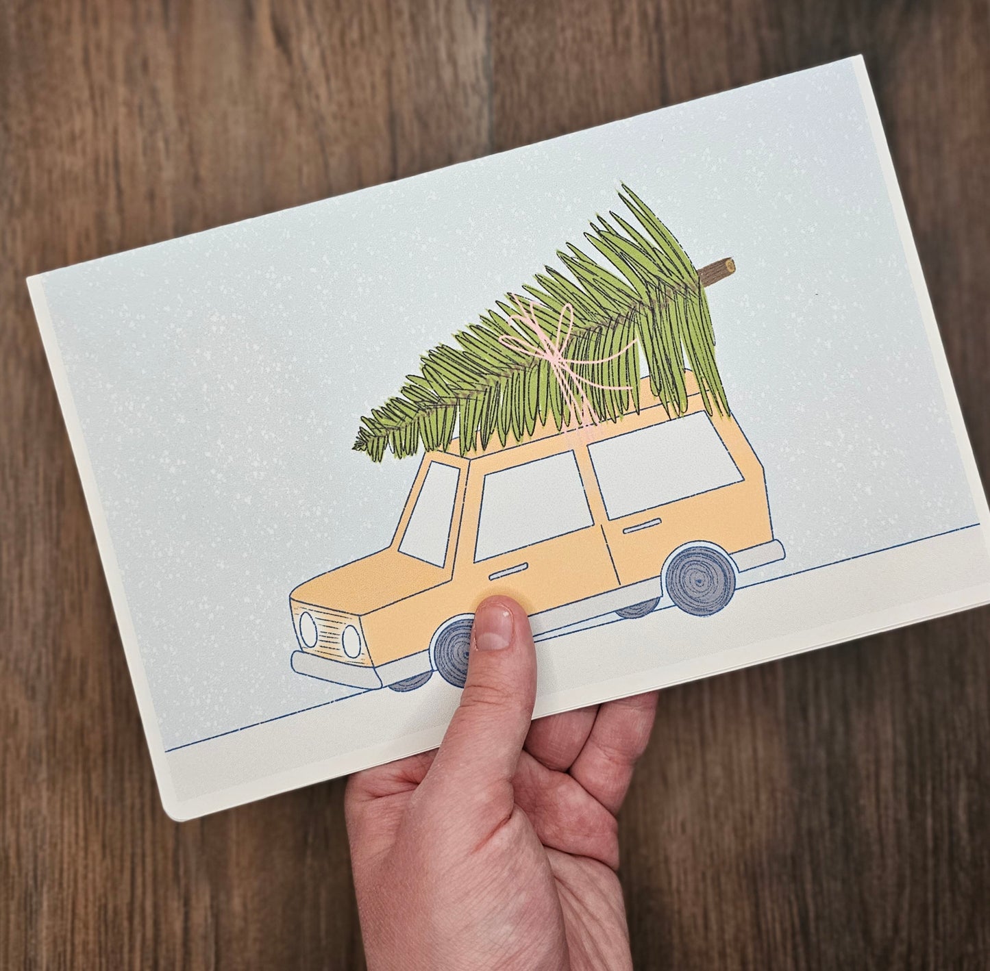 Christmas Car Greeting Cards | Pack of 5
