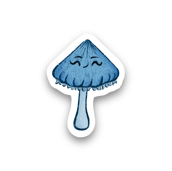 Mushroom Vinyl Sticker