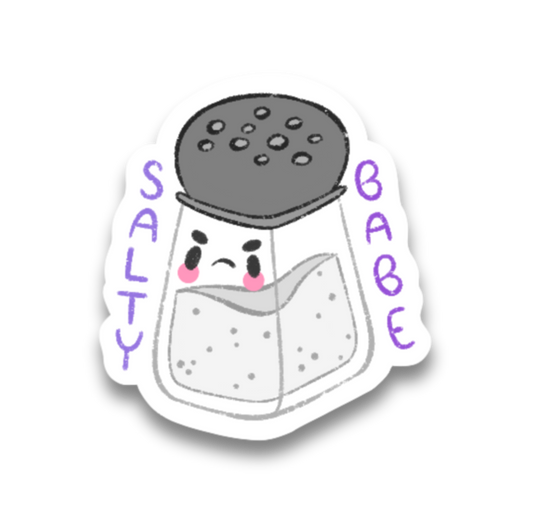 Salty Babe Vinyl Sticker