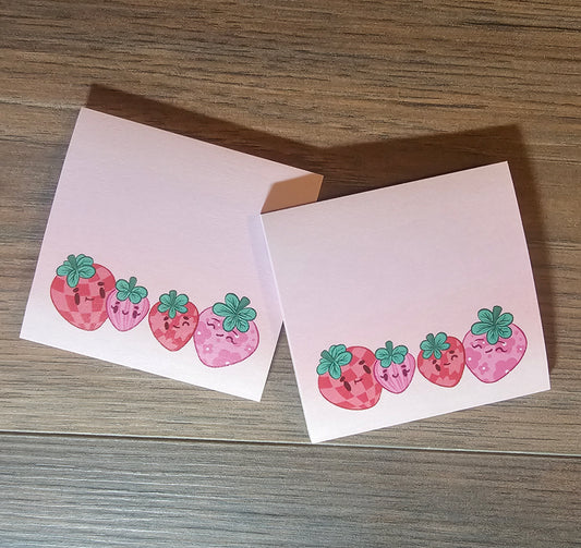 Strawberry Sticky Notes