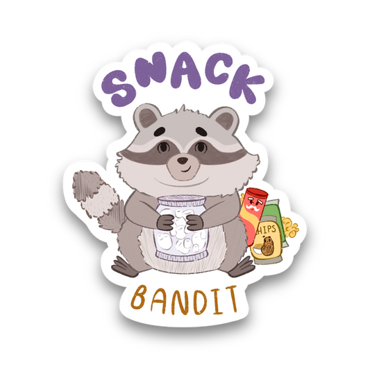 Snack Bandit Vinyl Sticker