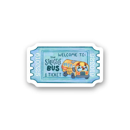 Struggle Bus Vinyl Sticker