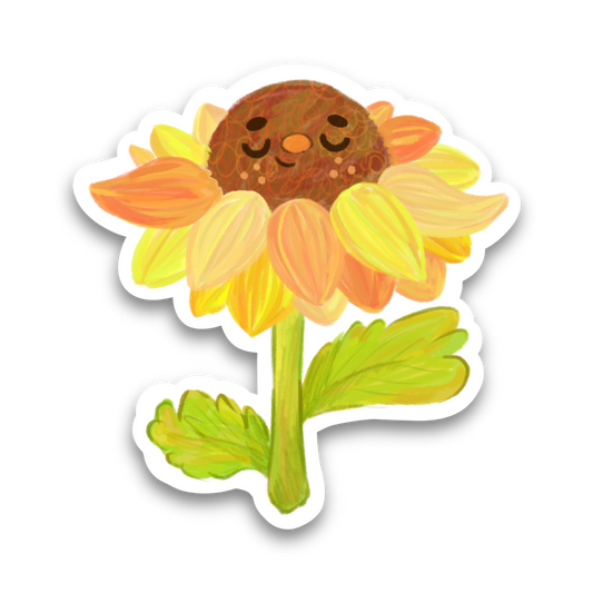Sunflower Vinyl Sticker